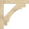 Ekena Millwork Merced Block Rough Sawn Bracket, Douglas Fir, 4"W x 34"D x 34"H BKT04X34X34MRC05RDF - alternate 2